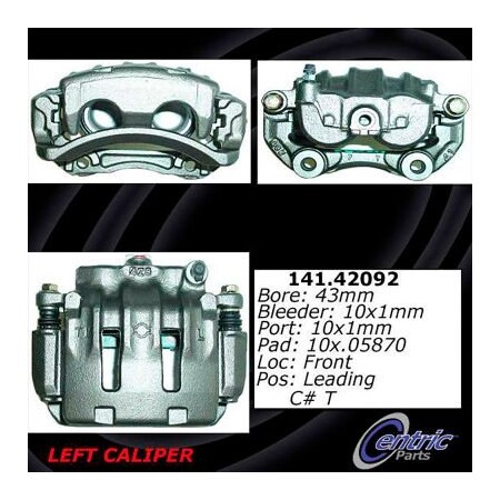 Centric Posi Quiet Loaded Caliper , Posi Quiet 142.42091